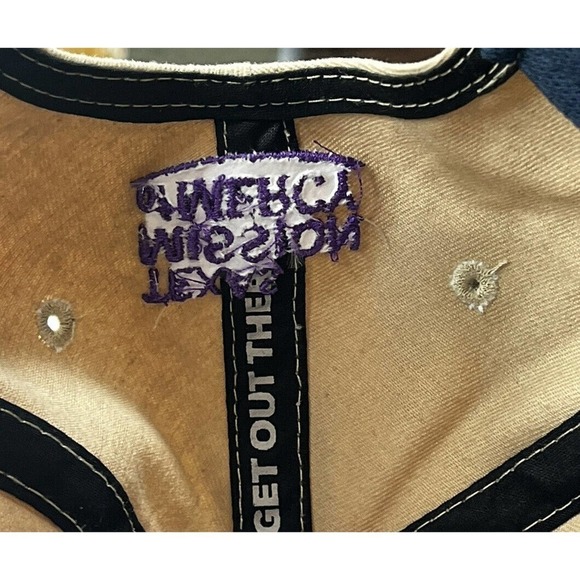 AOS Cap, Austin Oral Surgery Hat Adjustable Strapback DRI-DUCK Patch Logo Tan - Picture 12 of 12